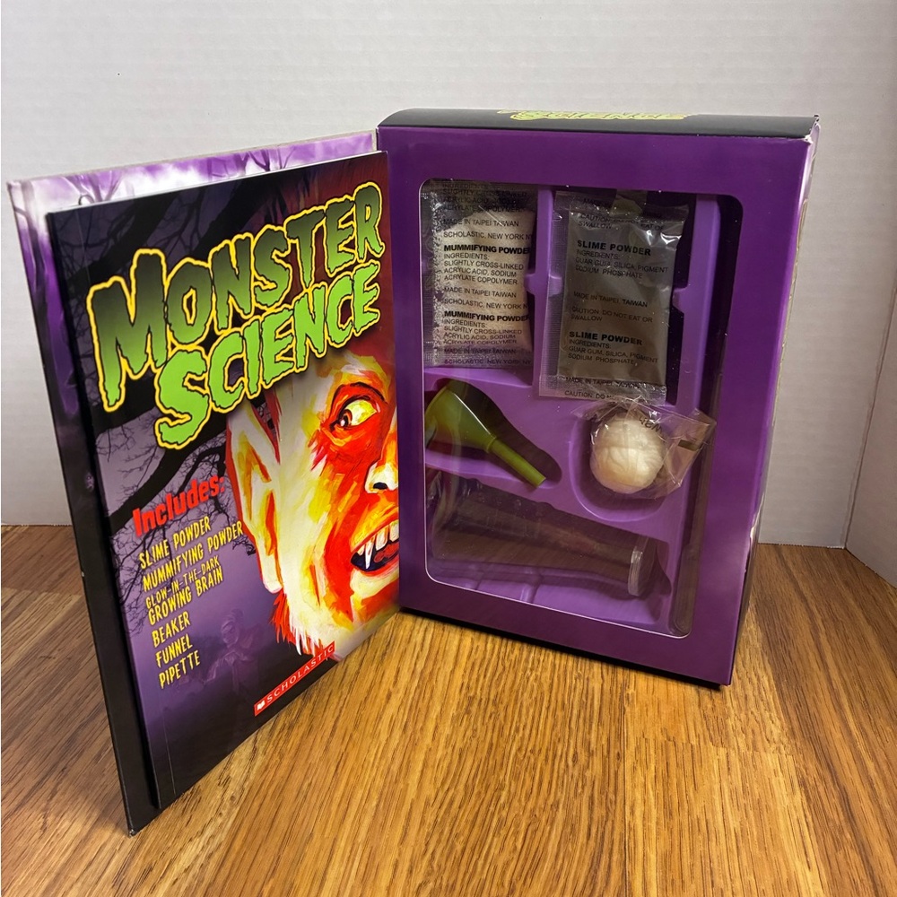 Scholastic Monster Science Book And Experiment Set Kid's Arts And Crafts.